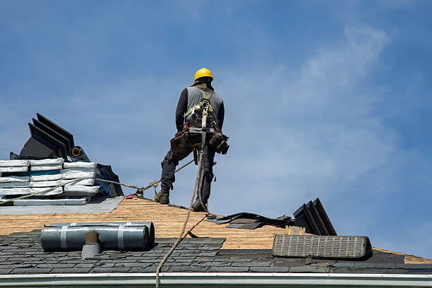 Professional Gutter Installation technician working in Edwards, CO